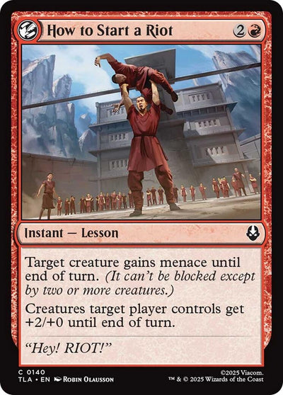 How to Start a Riot (140) (Avatar: The Last Airbender)