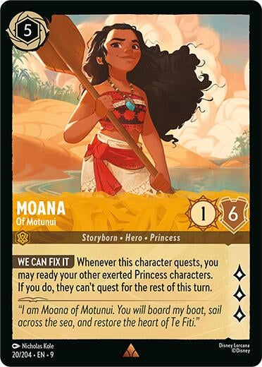 Image for Moana - Of Motunui (20/204) (Fabled) - Disney Lorcana