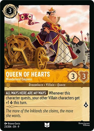 Image for Queen of Hearts - Wonderland Empress (23/204) (Fabled) - Disney Lorcana