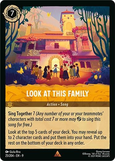 Image for Look at This Family (25/204) (Fabled) - Disney Lorcana