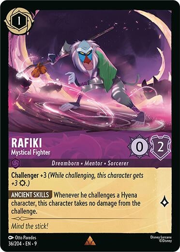 Rafiki - Mystical Fighter (36/204) (Fabled)
