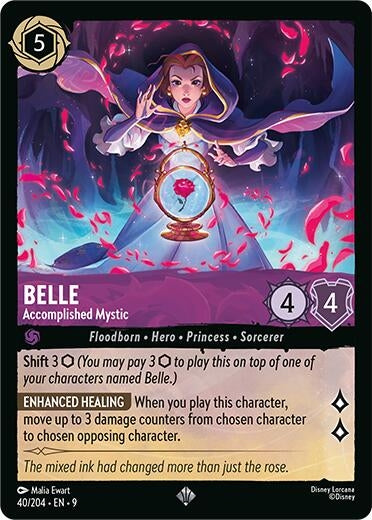 Image for Belle - Accomplished Mystic (40/204) (Fabled) - Disney Lorcana