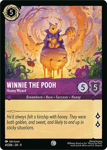 Winnie the Pooh - Hunny Wizard (41/204) (Fabled)