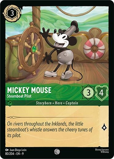 Mickey Mouse - Steamboat Pilot (80/204) (Fabled)