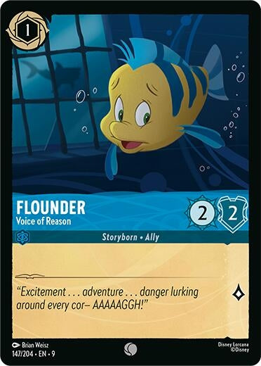 Image for Flounder - Voice of Reason (147/204) (Fabled) - Disney Lorcana