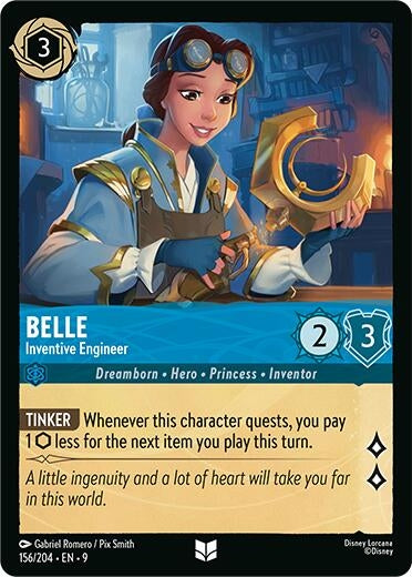 Image for Belle - Inventive Engineer (156/204) (Fabled) - Disney Lorcana