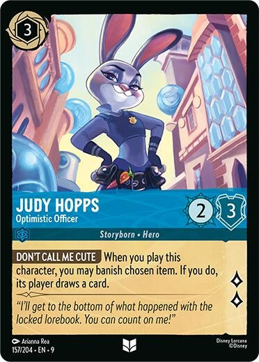 Image for Judy Hopps - Optimistic Officer (157/204) (Fabled) - Disney Lorcana