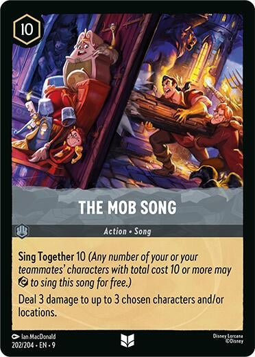 Image for The Mob Song (202/204) (Fabled) - Disney Lorcana