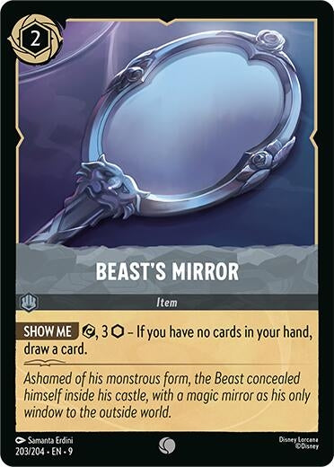 Image for Beast's Mirror (203/204) (Fabled) - Disney Lorcana