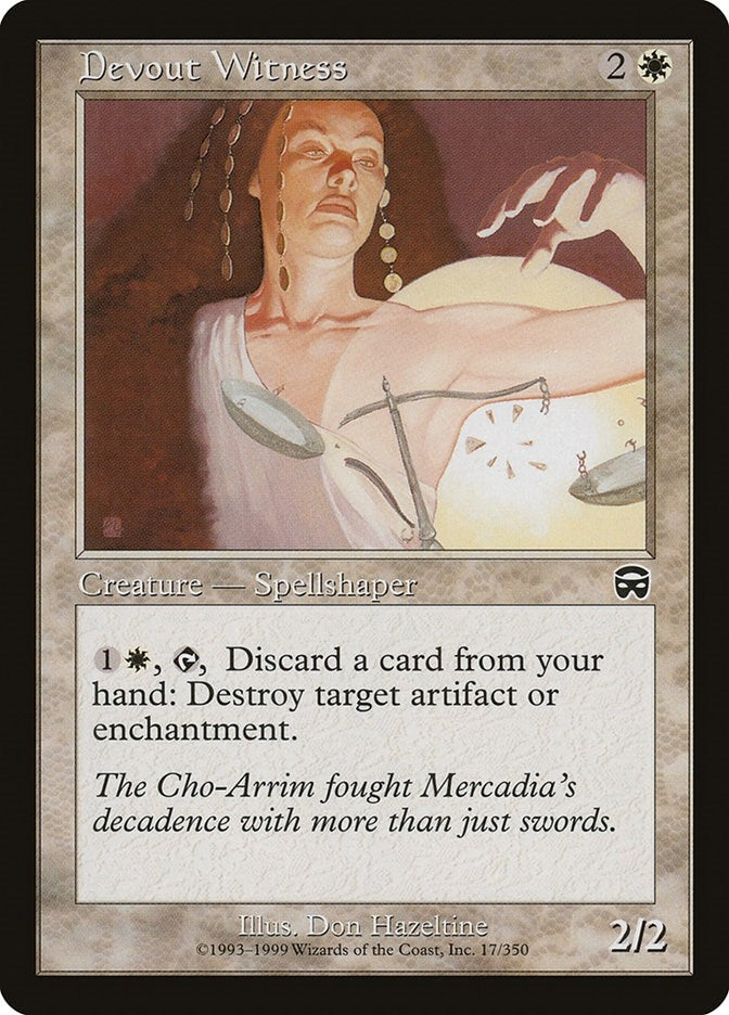 Devout Witness (17) [MMQ] - MTG Single
