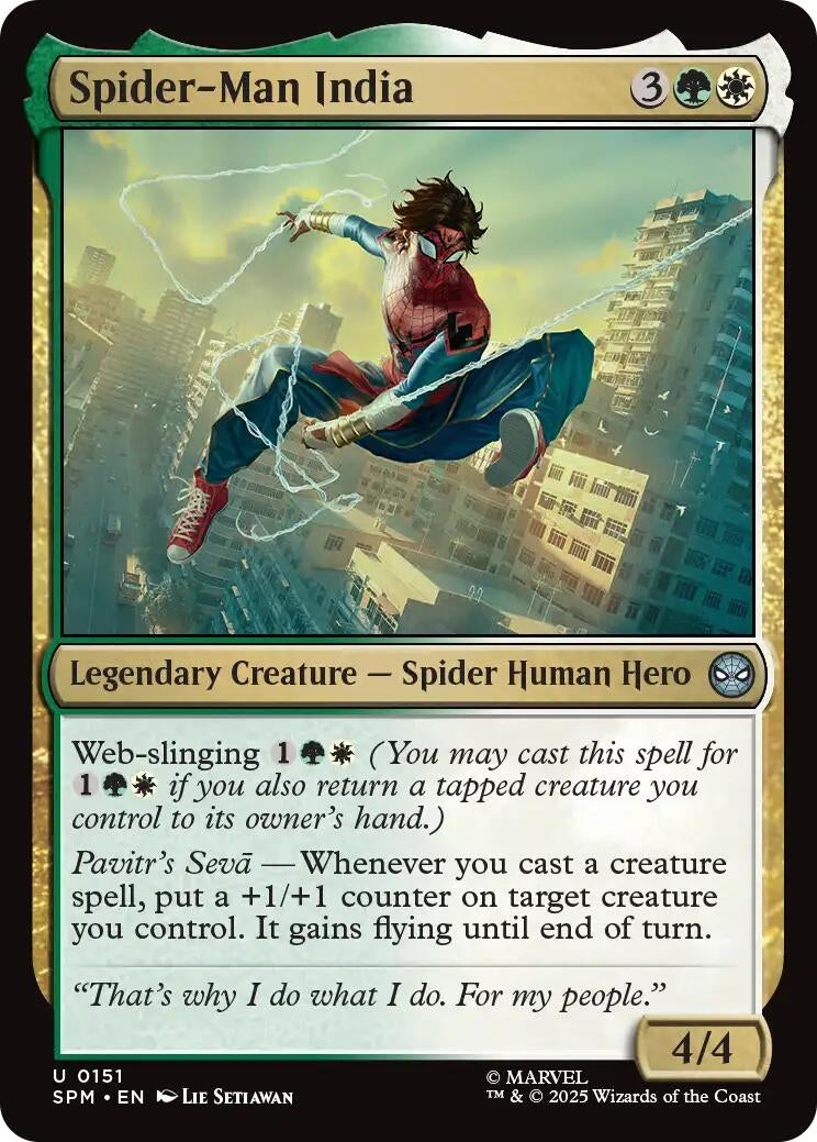 Image for Spider-Man India (151) (Marvel's Spider-Man) - Magic: The Gathering