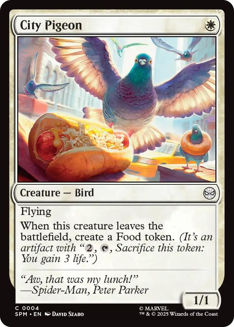 Image for City Pigeon (4) (Marvel's Spider-Man) - Magic: The Gathering