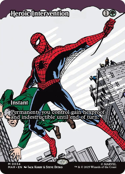 Heroic Intervention (Borderless) (34) (Marvel Eternal-Legal)