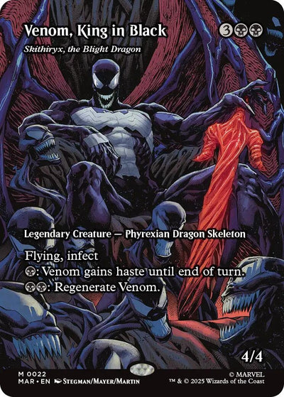 Venom, King in Black - Skithiryx, the Blight Dragon (Borderless) (22) (Marvel Eternal-Legal)