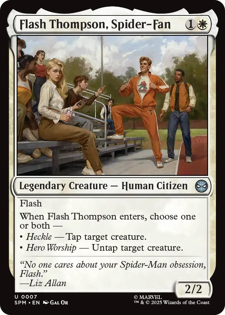 Image for Flash Thompson, Spider-Fan (7) (Marvel's Spider-Man) - Magic: The Gathering