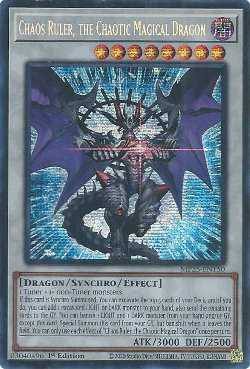 Chaos Ruler, the Chaotic Magical Dragon (MP25-EN150) (2025 Mega-Pack)