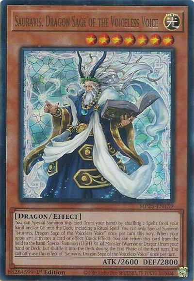 Sauravis, Dragon Sage of the Voiceless Voice (MP25-EN159) (2025 Mega-Pack)