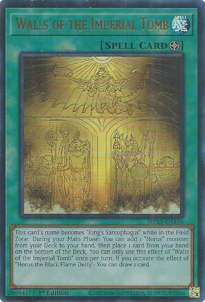 Walls of the Imperial Tomb (MP25-EN168) (2025 Mega-Pack)