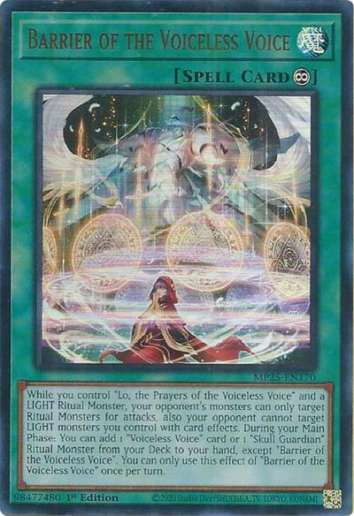 Barrier of the Voiceless Voice (MP25-EN170) (2025 Mega-Pack)