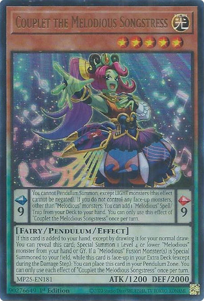 Couplet the Melodious Songstress (MP25-EN181) (2025 Mega-Pack)