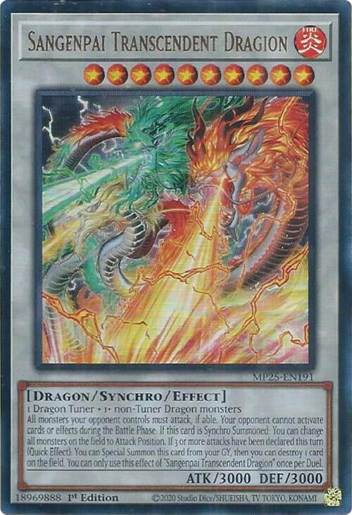 Sangenpai Transcendent Dragion (MP25-EN191) (2025 Mega-Pack)
