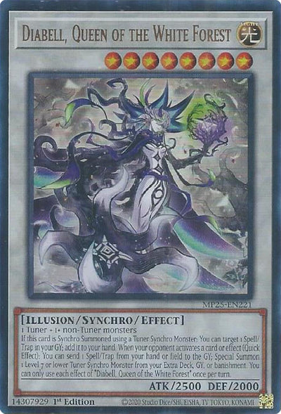 Diabell, Queen of the White Forest (MP25-EN221) (2025 Mega-Pack)