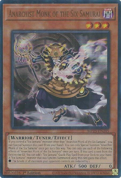 Anarchist Monk of the Six Samurai (MP25-EN245) (2025 Mega-Pack)