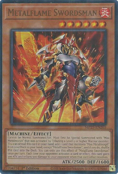 Metalflame Swordsman (MP25-EN265) (2025 Mega-Pack)