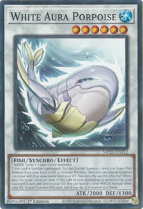 White Aura Porpoise (MP25-EN312) (2025 Mega-Pack)