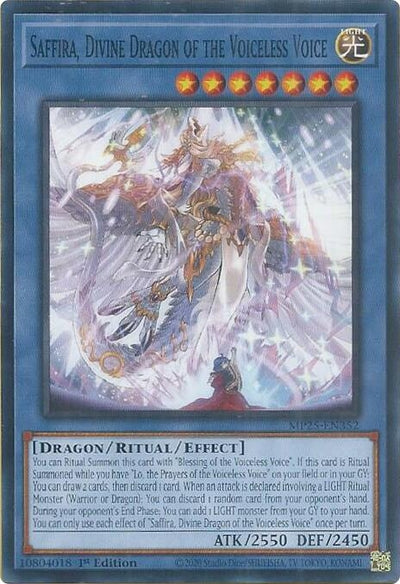 Saffira, Divine Dragon of the Voiceless Voice (MP25-EN352) (2025 Mega-Pack)