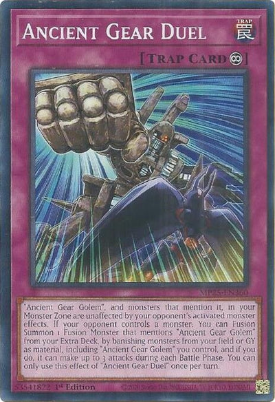 Ancient Gear Duel (MP25-EN360) (2025 Mega-Pack)