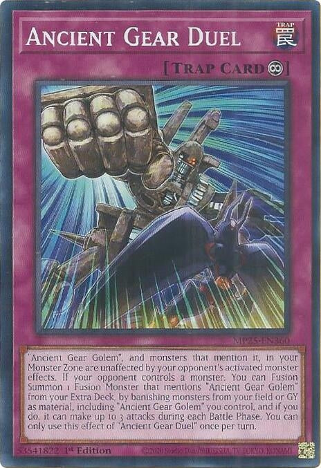 Ancient Gear Duel (MP25-EN360) (2025 Mega-Pack)