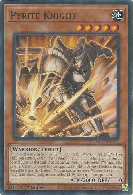 Pyrite Knight (MP25-EN367) (2025 Mega-Pack)