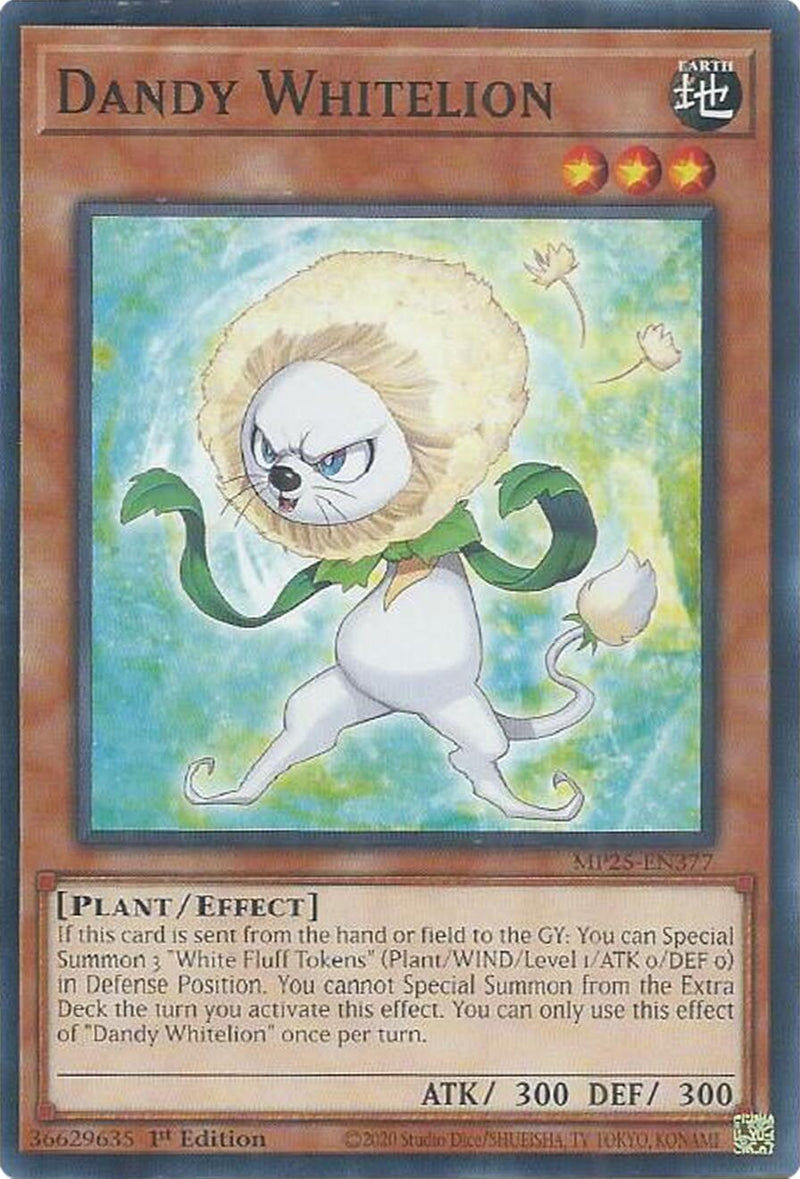 Dandy Whitelion (MP25-EN377) (2025 Mega-Pack)