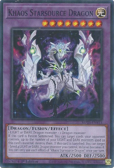 Khaos Starsource Dragon (MP25-EN413) (2025 Mega-Pack)