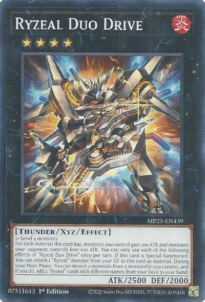 Ryzeal Duo Drive (MP25-EN439) (2025 Mega-Pack)