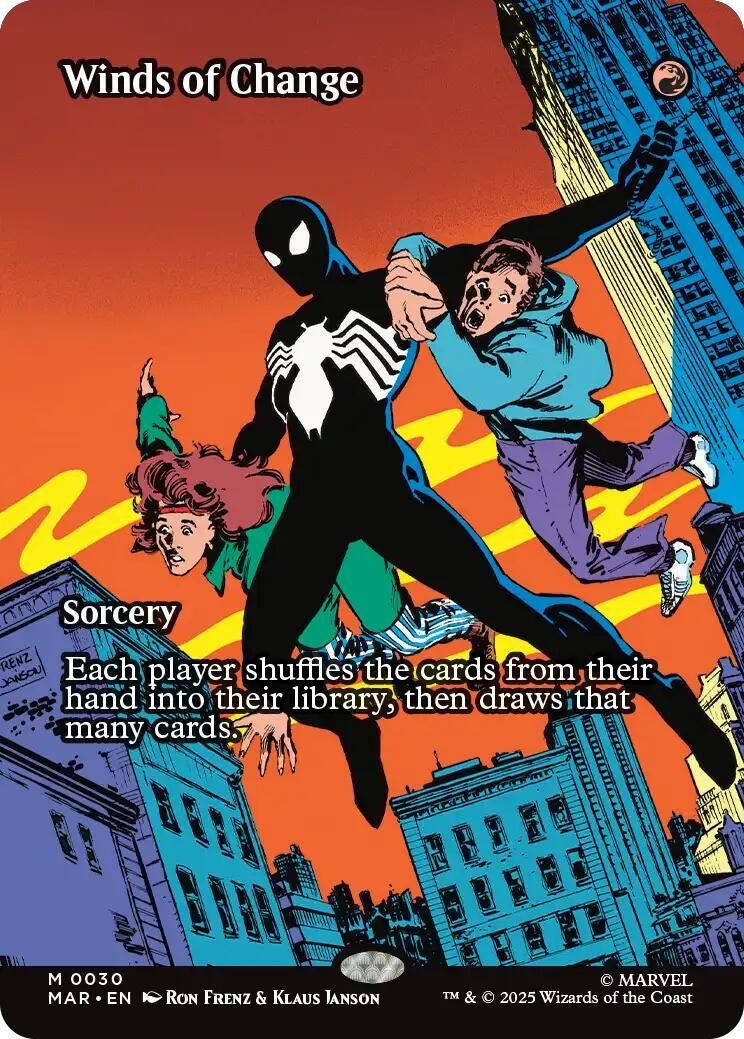 Image for Winds of Change (Borderless) (30) (Marvel Eternal-Legal) - Magic: The Gathering