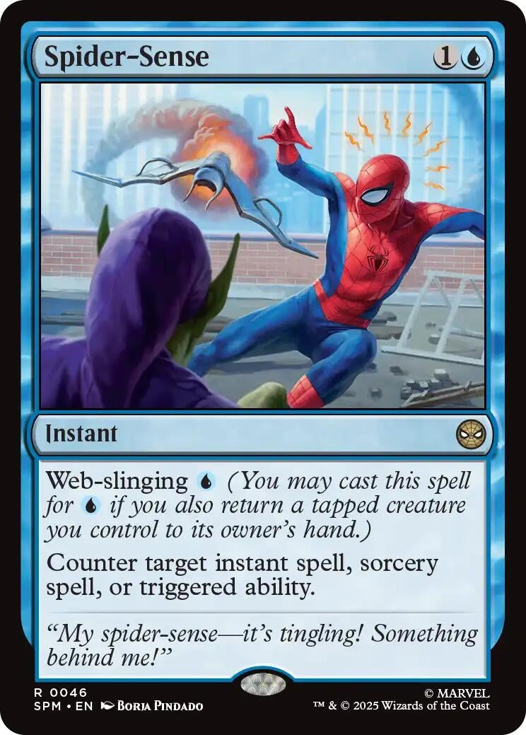 Image for Spider-Sense (46) (Marvel's Spider-Man) - Magic: The Gathering