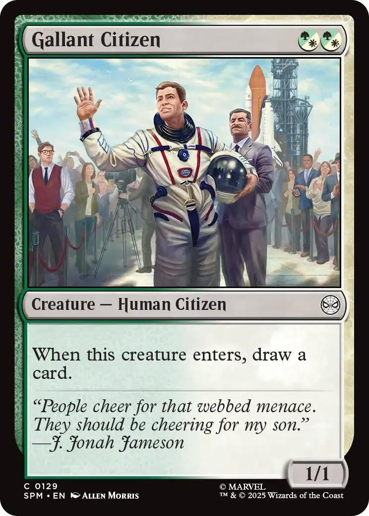 Image for Gallant Citizen (129) (Marvel's Spider-Man) - Magic: The Gathering
