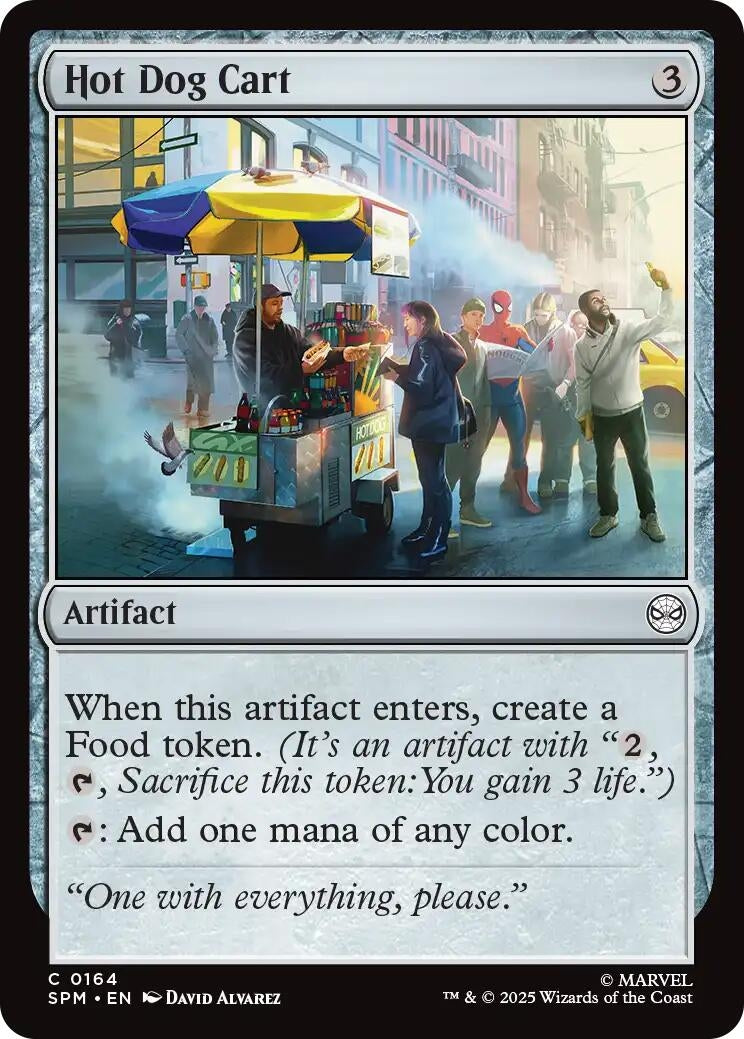 Image for Hot Dog Cart (164) (Marvel's Spider-Man) - Magic: The Gathering