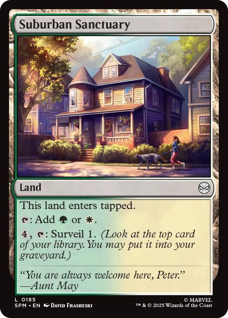 Image for Suburban Sanctuary (185) (Marvel's Spider-Man) - Magic: The Gathering