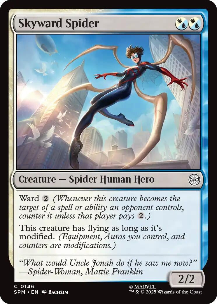 Image for Skyward Spider (146) (Marvel's Spider-Man) - Magic: The Gathering
