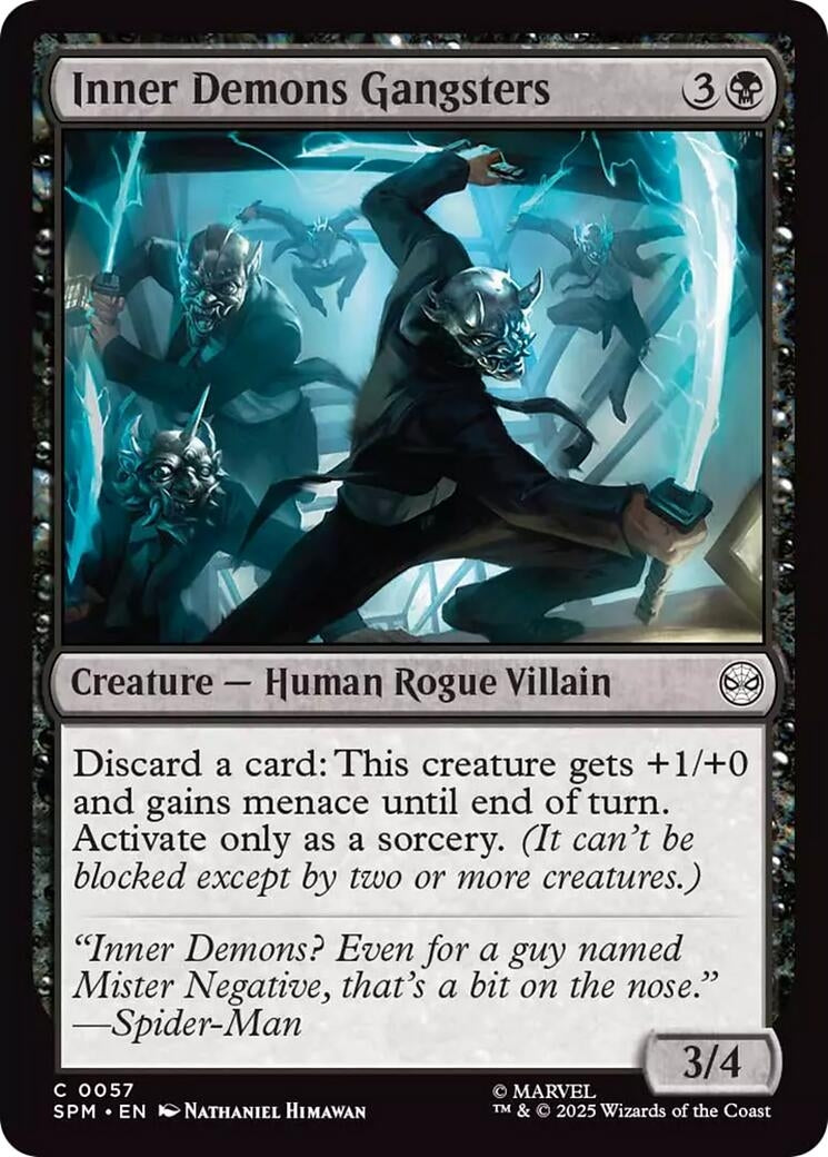 Image for Inner Demons Gangsters (57) (Marvel's Spider-Man) - Magic: The Gathering