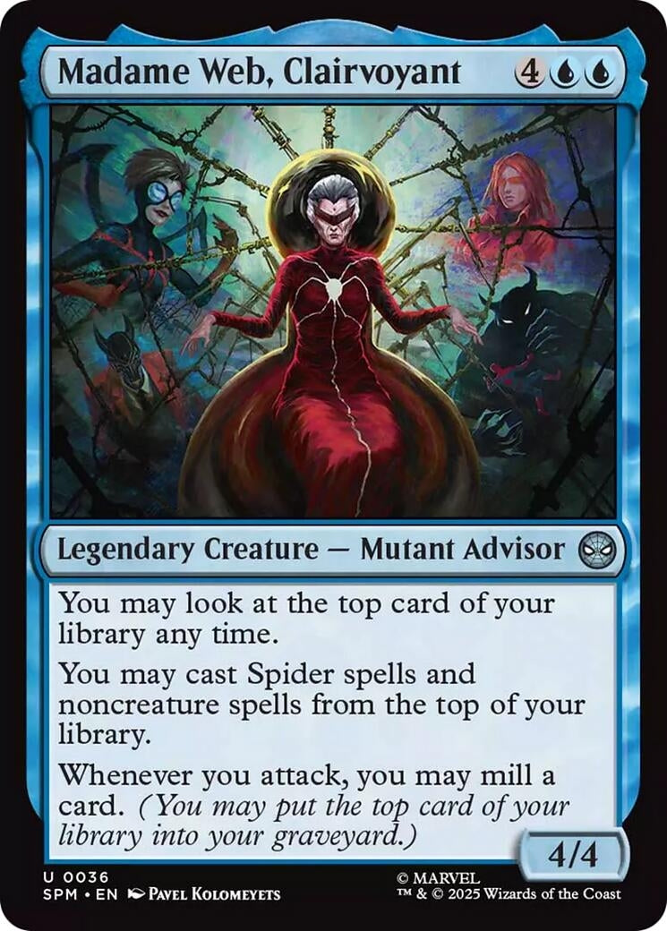 Image for Madame Web, Clairvoyant (36) (Marvel's Spider-Man) - Magic: The Gathering