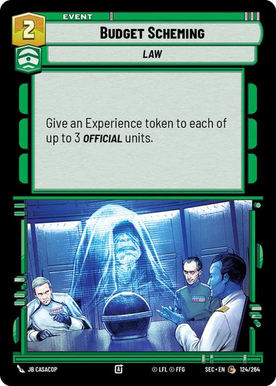 Budget Scheming (124/264) (Secrets of Power)
