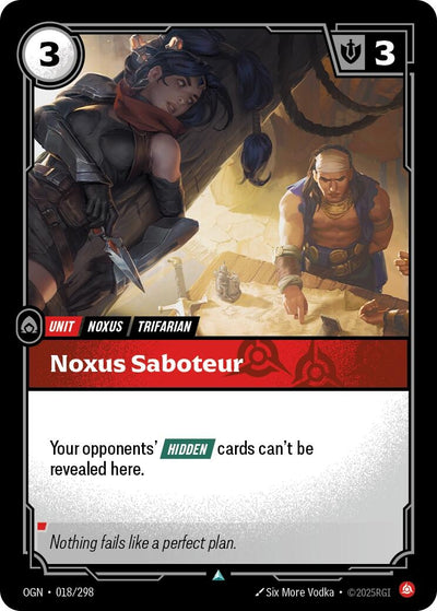 Noxus Saboteur (018/298) (Origins)