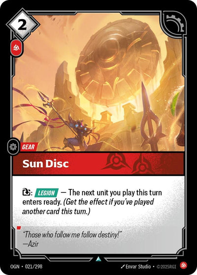 Sun Disc (021/298) (Origins)