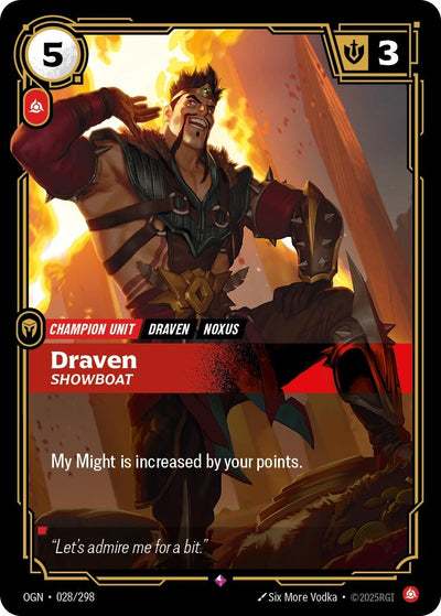 Draven - Showboat (028/298) (Origins)