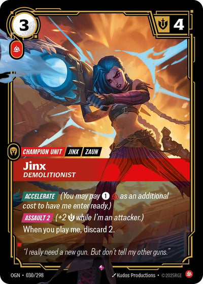 Jinx - Demolitionist (030/298) (Origins)
