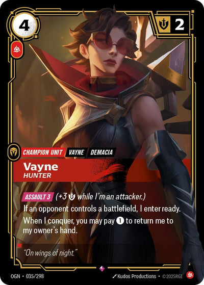 Vayne - Hunter (035/298) (Origins)